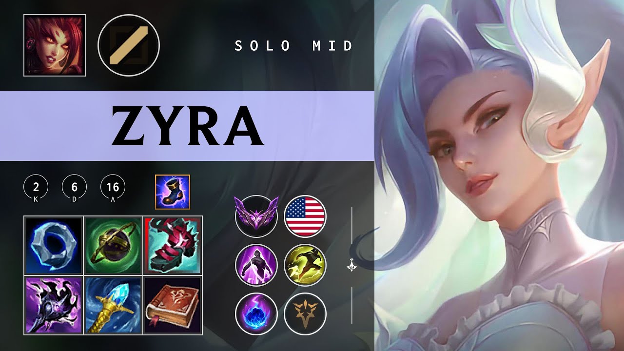 Zyra Mid vs Swain - NA Master Patch 26.02