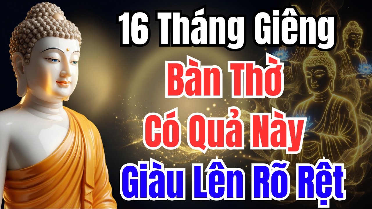 Rất Ít Gia Đình Biết : 16 Tháng Giêng Chỉ Một Quả Trên Bàn Thờ Gia Tiền, Tiền Bạc Khó Ra Khỏi Túi