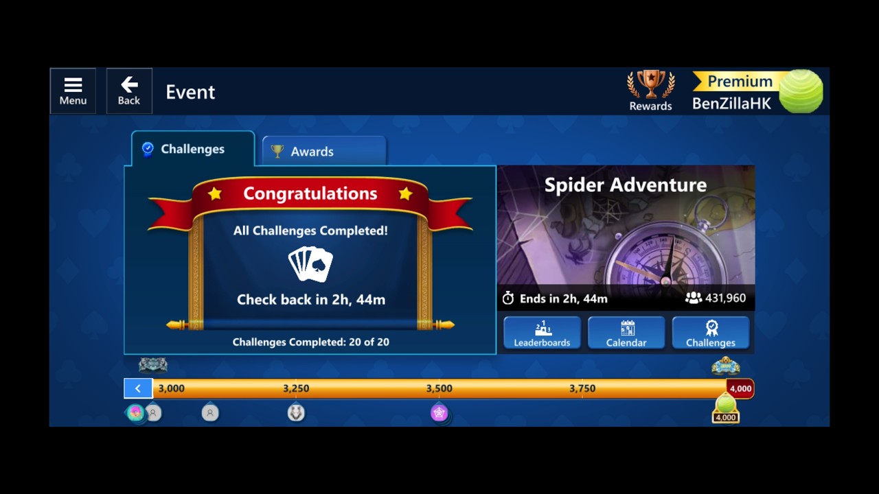 Microsoft Solitaire Collection | Event Challenge: Spider Adventure | 6 March 2026 Solution