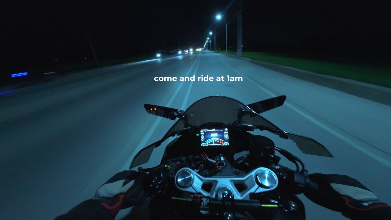 1am ride Cfmoto 450sr pure sound with ambient music