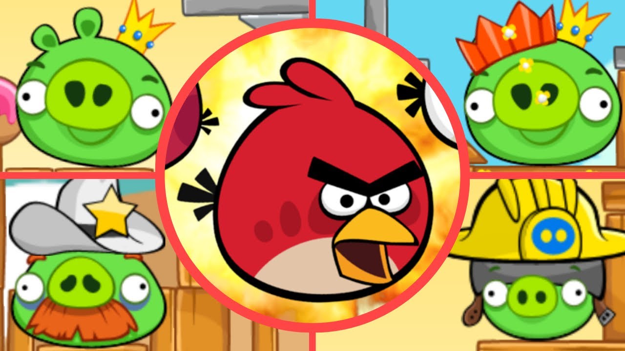 Angry Birds Classic Regenerated - All Bosses (Luta dos Bosses)
