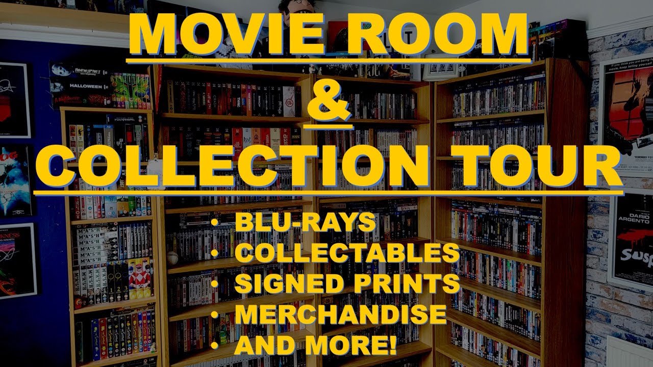 MOVIE ROOM/BLU-RAY COLLECTION TOUR