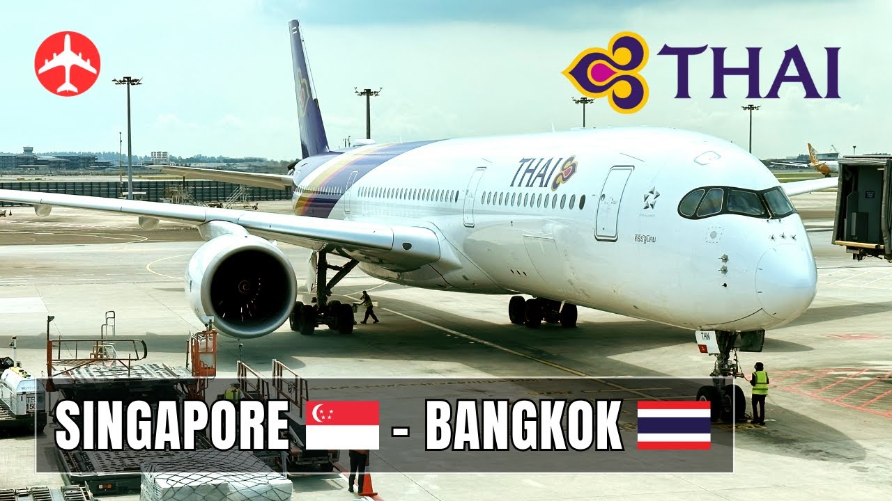 THAI AIRWAYS A350-900 | Flight Singapore to Bangkok | Nov. 2023 [Flight Report]