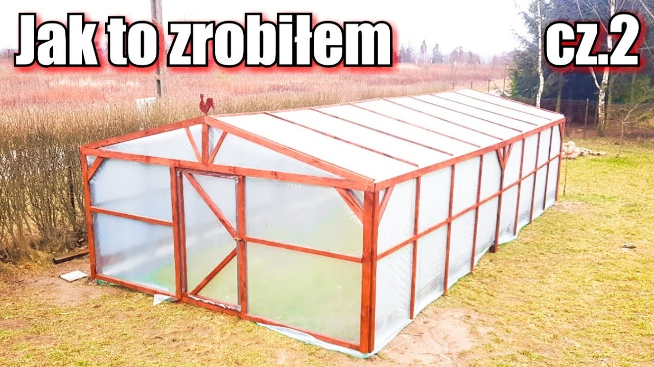 Tunel foliowy|Foliak|konstrukcja drewniana|Jak zrobiłem część 2.