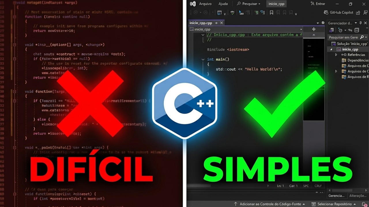 C++ SIMPLES E DESCOMPLICADO PARA INICIANTES!