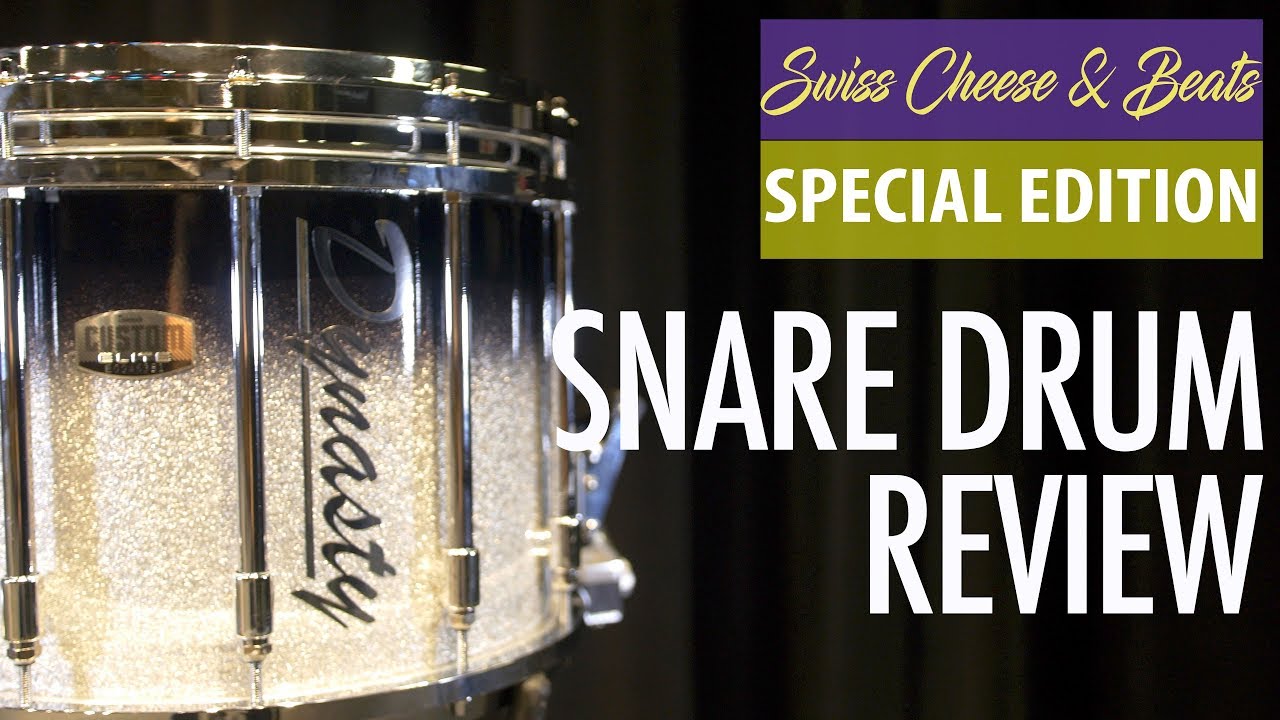 Dynasty Custom Elite Snare Drum Review & Sound Test | Paul Rennick Snare | Swiss Cheese & Beats
