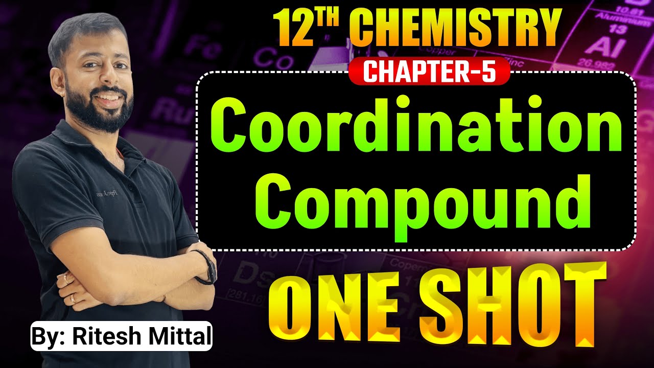 Coordination Compound One Shot | Class12 Chemistry |Ritesh Mittal | Benzene Classes |Board Exam 2026