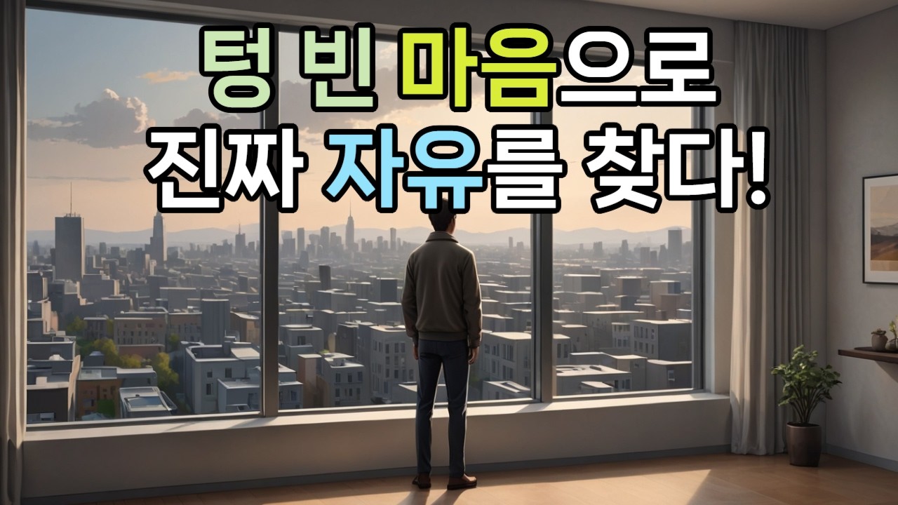 현실 속에서도 텅 빈 마음으로 고요할 수 있다./ 텅 빈 마음 명상 2편