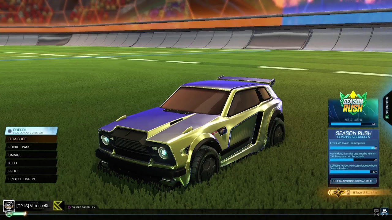 Rocket League Deutsch bissien chillen