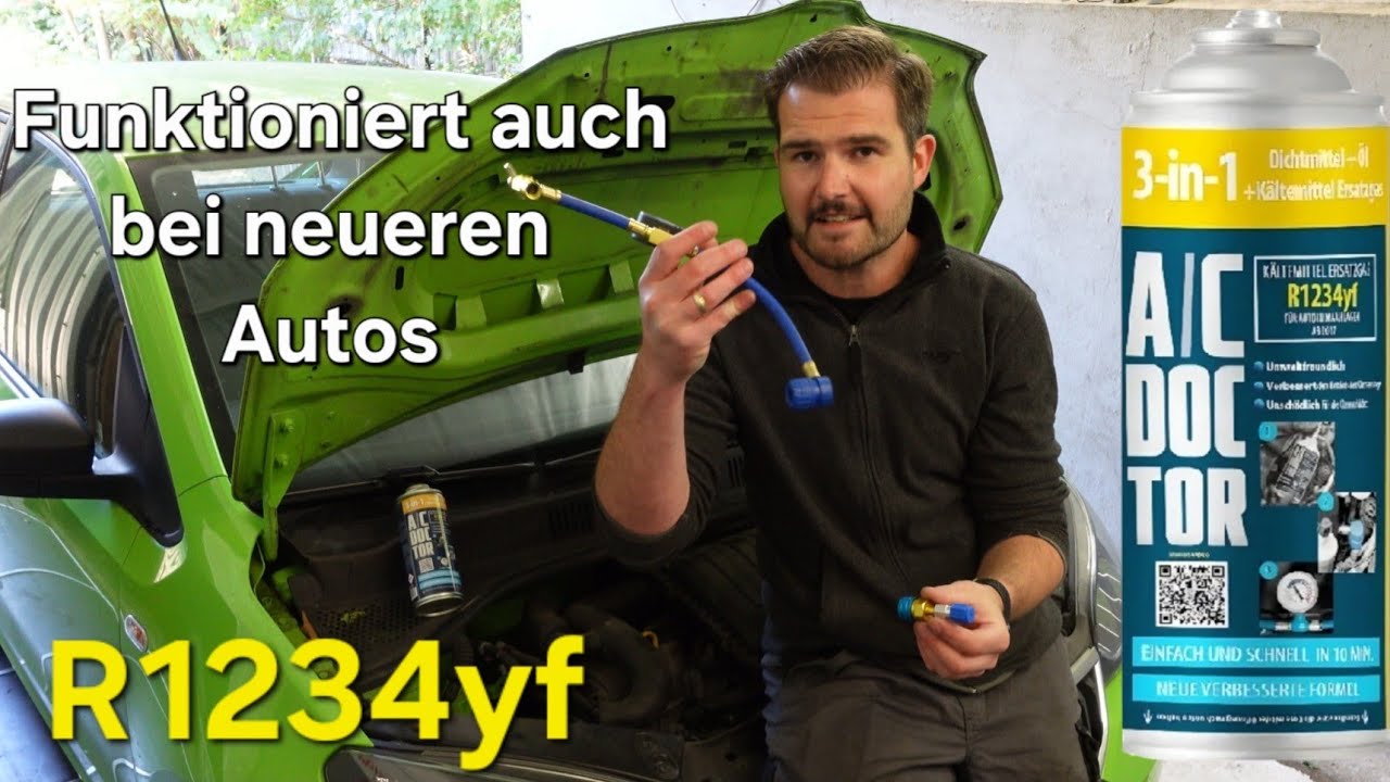 Undichte Klimaanlage mit R1234yf selber befüllen