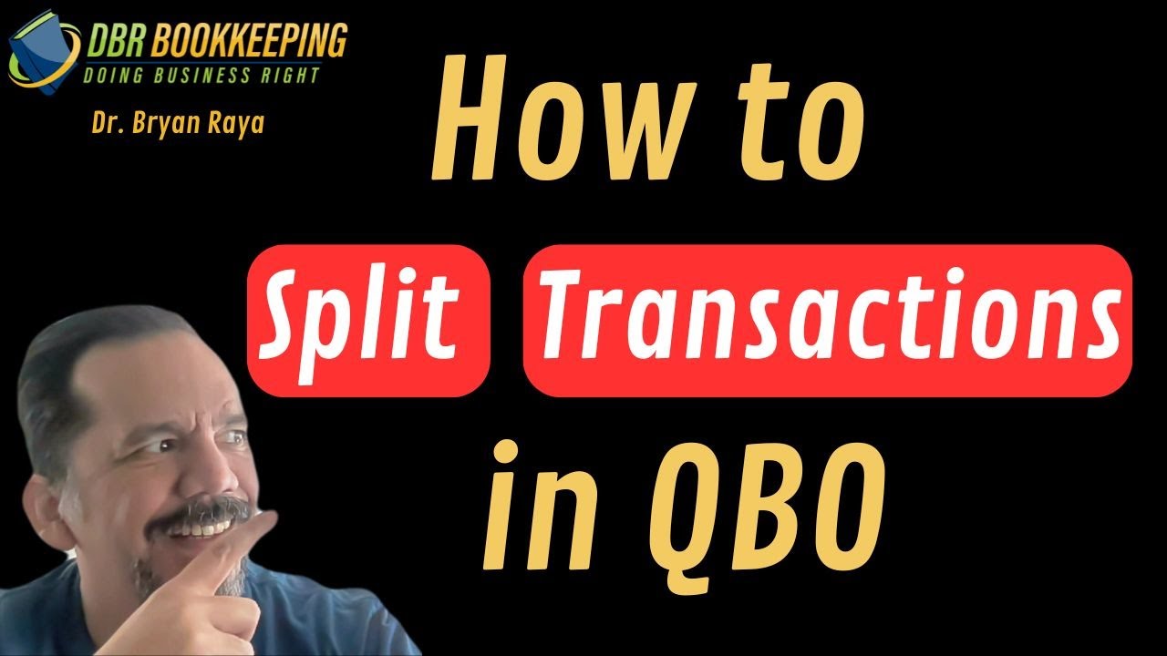 How to Split a Transaction in QuickBooks Online | Step-by-Step Tutorial from  DBR Bookkeeping