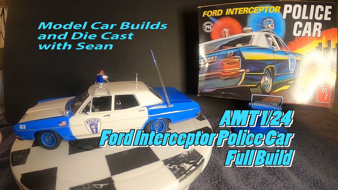 MCB024 AMT 1/24 Ford Police Interceptor Full Build
