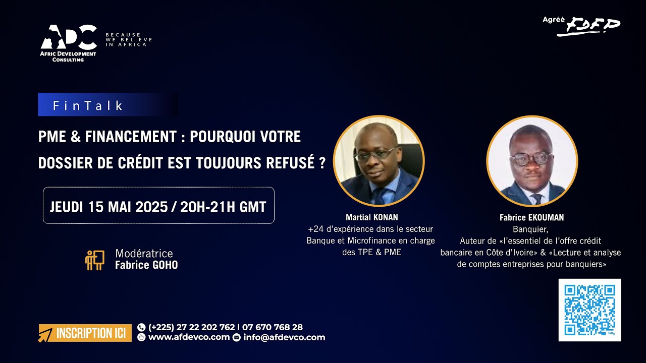 FinTalk  1   PME & Financement : Pourquoi votre dossier de crédit est il toujours refusé  ?