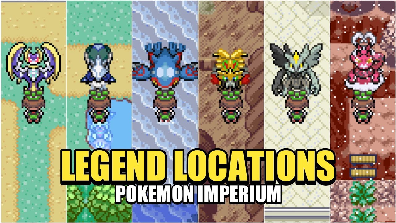 POKEMON IMPERIUM 1.2 - ALL LEGENDARY POKEMON LOCATIONS