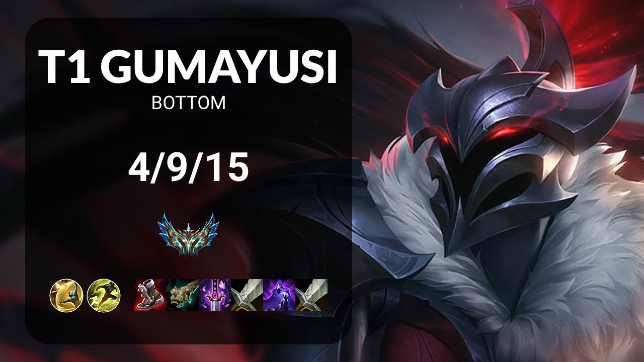 T1 Gumayusi Kalista vs Aphelios BOTTOM - KR CHALLENGER Patch 15.7