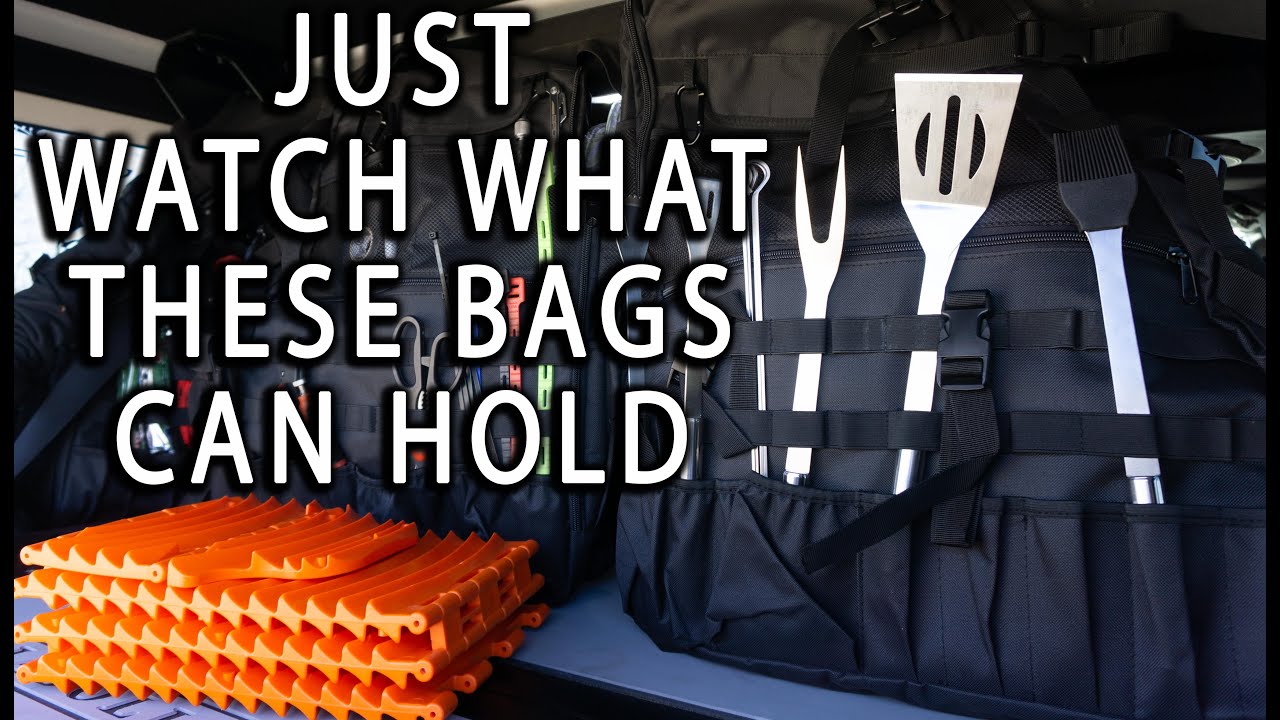 Jeep Wrangler Multi-Pockets Suparee Storage Bags  - These hold a lot of stuff