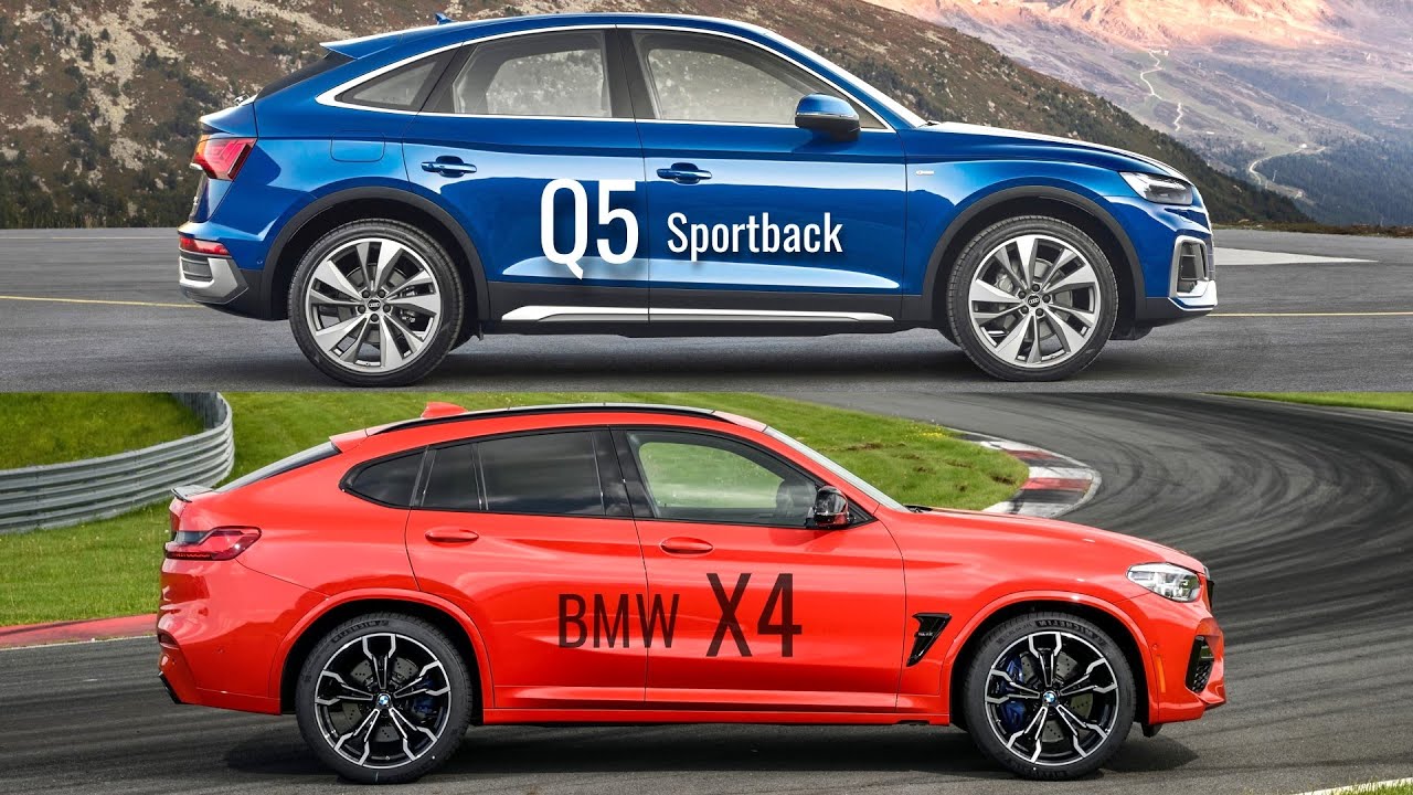 Audi Q5 Sportback 2021 против BMW X4 | Внедорожники-купе