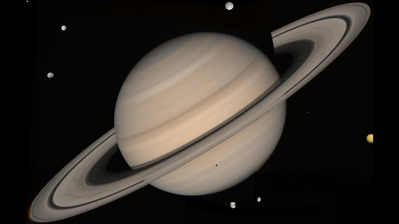 Saturn and its moons' sounds + bonus sounds