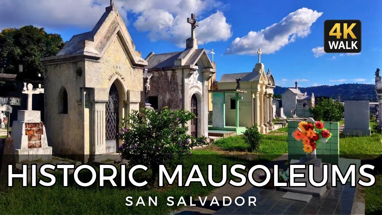 Caminata por el Cementerio Los Ilustres, El Salvador | Cementery Los Ilustres 4K Walking Tour