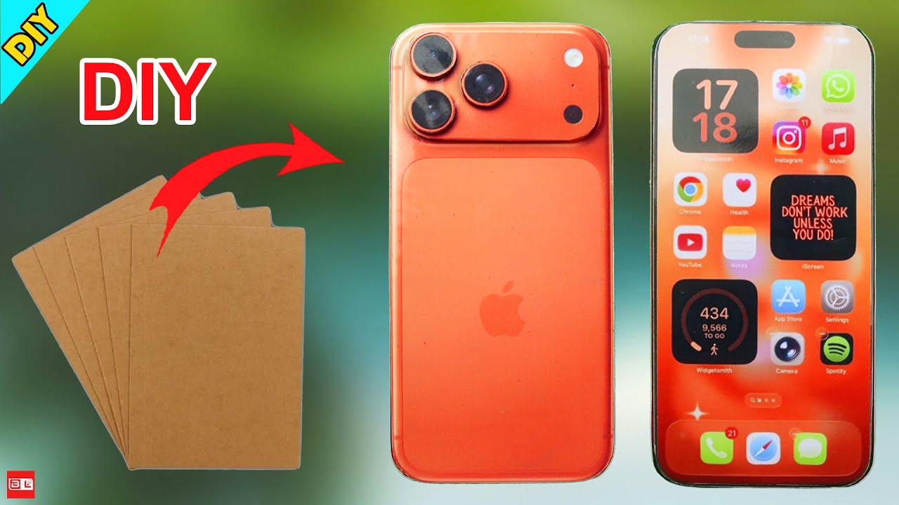 iPhone 17 Pro Max с картонной оболочкой 🔥 | Не для богатых | Сделай сам