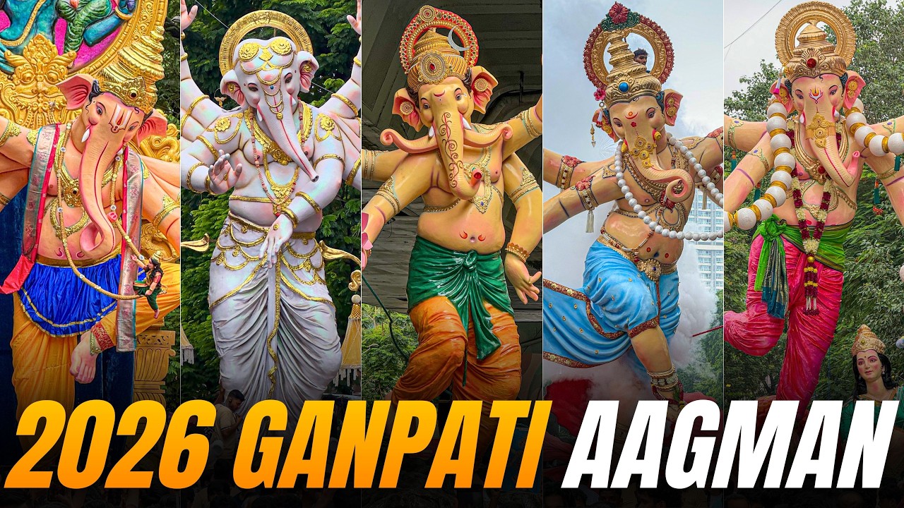 2026 Mumbai's Ganpati Maha Aagman Sohala 😍❤️ | Arrival Of Lord Ganesha In Mumbai | Ganeshotsav 2026