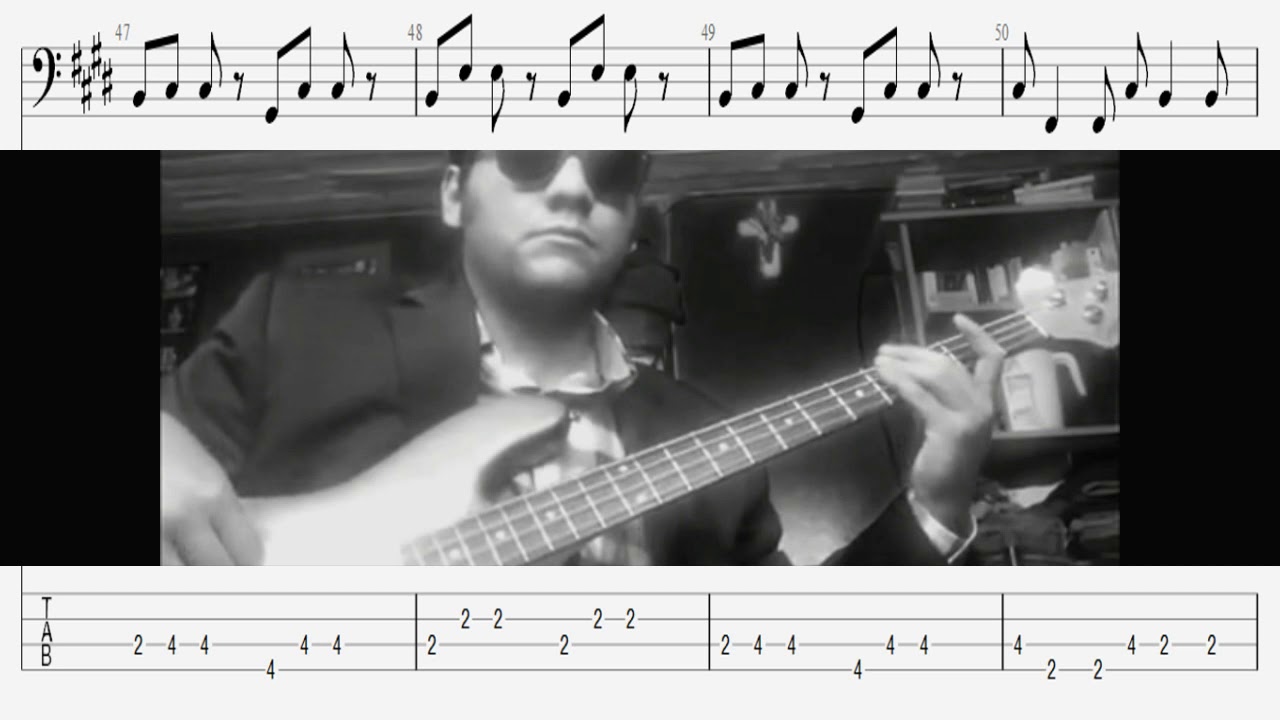 Ahora te puedes marchar - Luis Miguel. linea de Bajo/Bass line  + tablatura y partitura