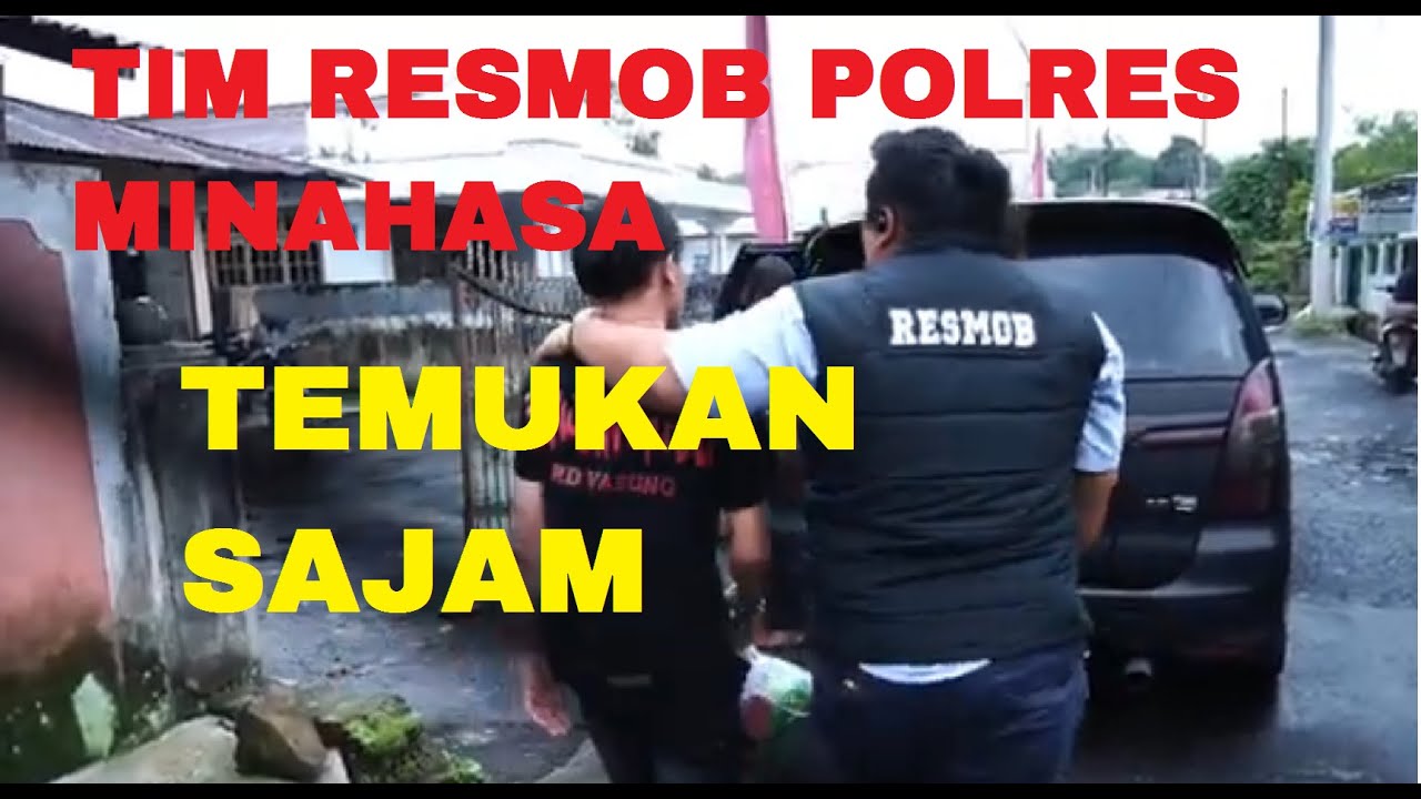 RESMOB TEMUKAN SAJAM PADA SEKELOMPOK ANAK-ANAK MUDA