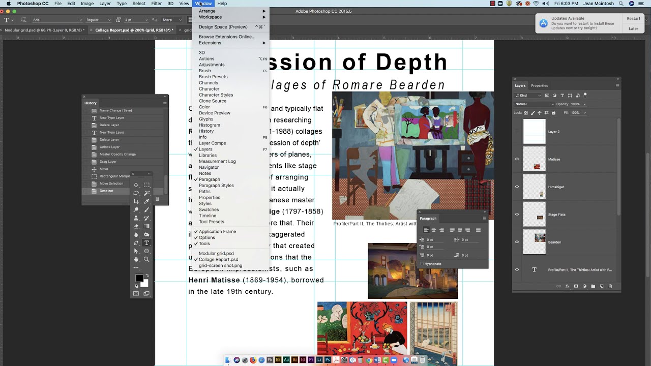 Modular Layout in Photoshop