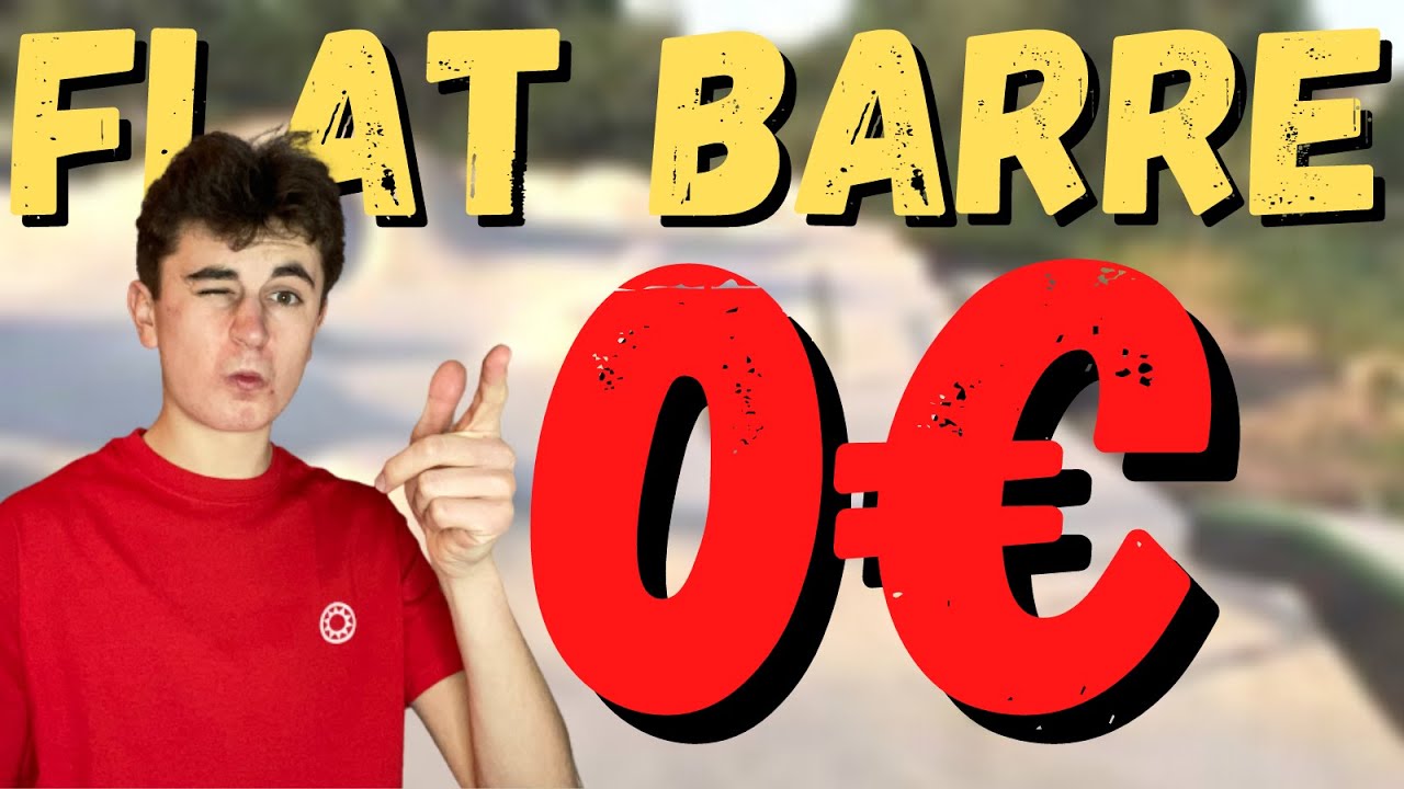 COMMENT FAIRE UNE FLAT BARRE PAS CHER (je la fabrique moi-même !!!)