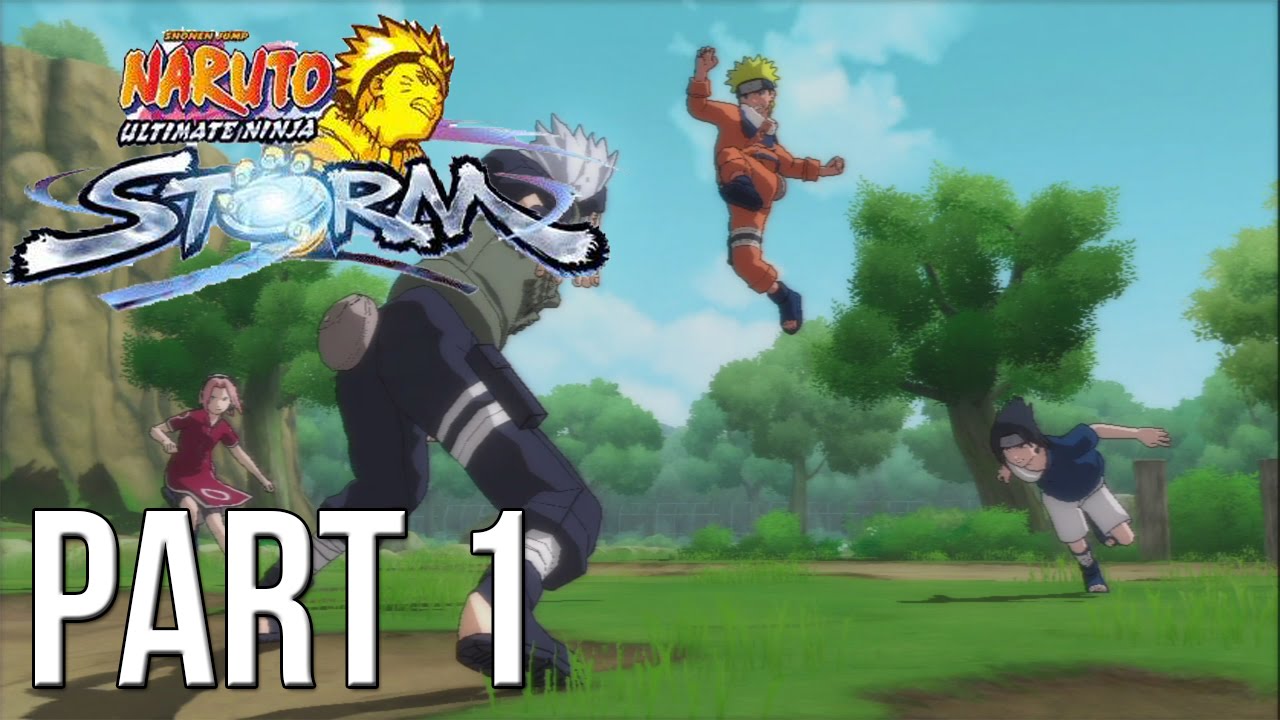 Let's Play Naruto: Ultimate Ninja Storm - PS3 Gameplay Part 1 - Genin Training