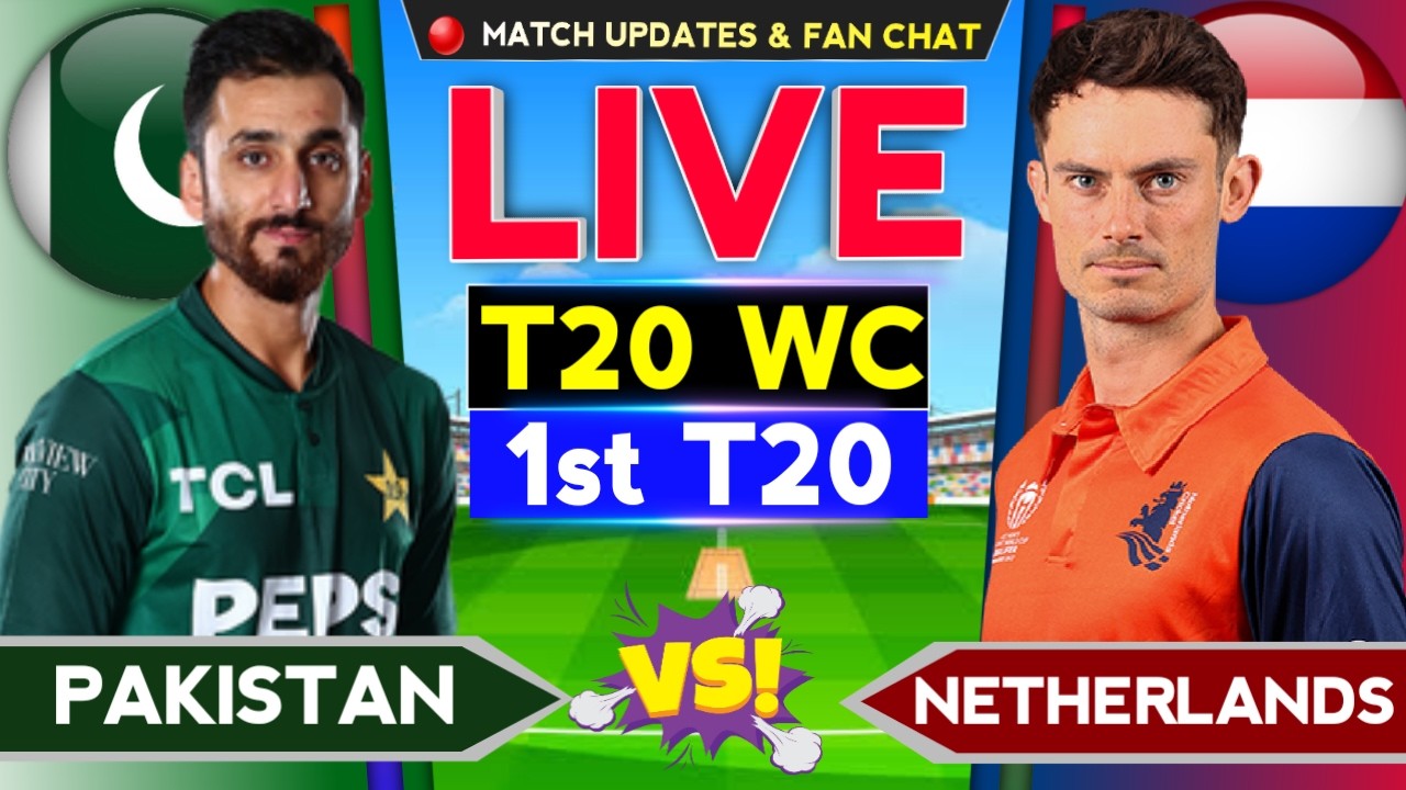 🔴Live- Pakistan vs Netherlands T20 WC Live | Pak vs Netherlands,Cricket Commentary | Ind vs Ned Live