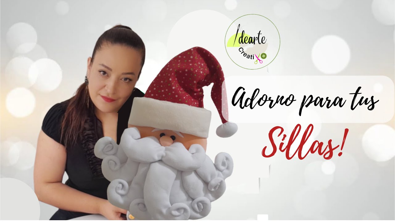 PAPA NOEL CUBRESILLAS ! Decoración Navidad/ MOLDES