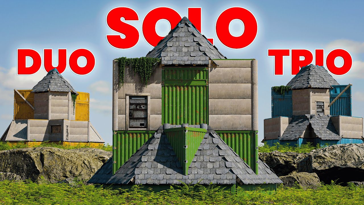 Лучшие стартовые базы для одиночной/парной/тройной игры в RUST | Триада 2026