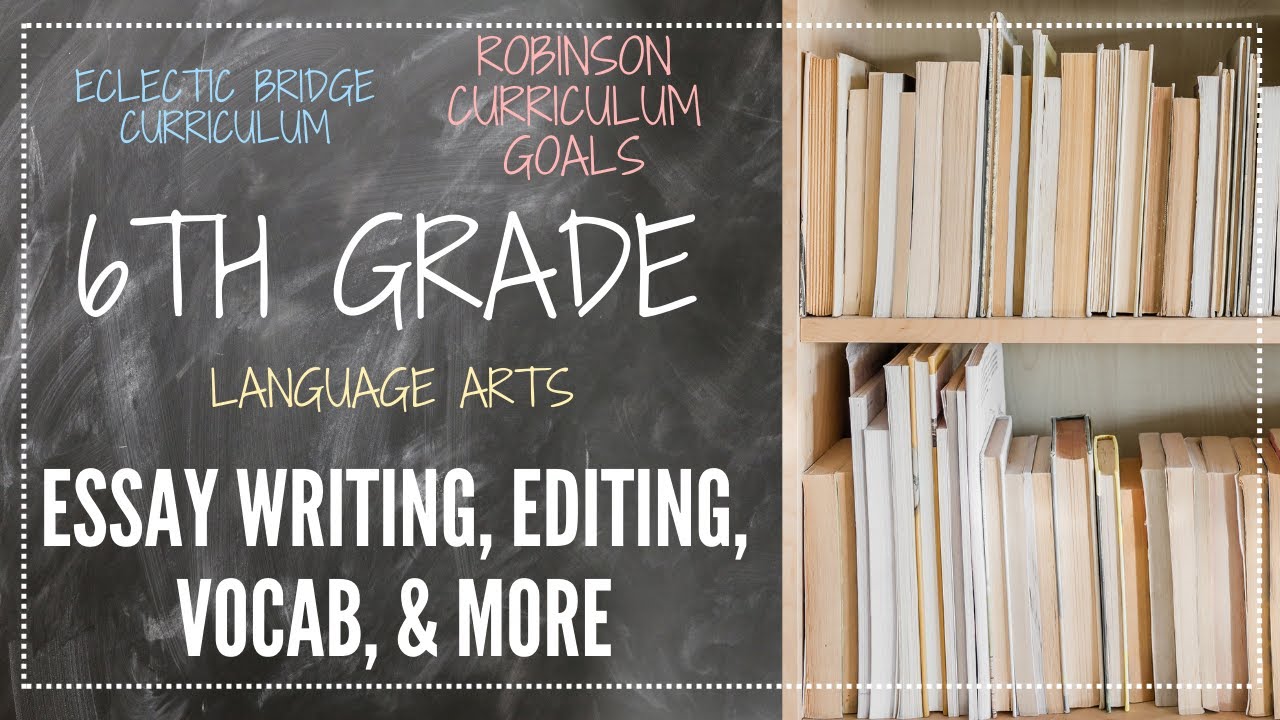 6th Grade Language Arts Curriculum