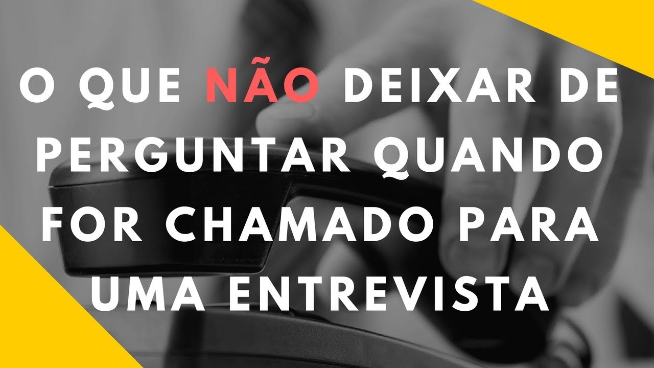 O que NÃO deixar de perguntar quando for chamado para uma entrevista I Claudia Alves