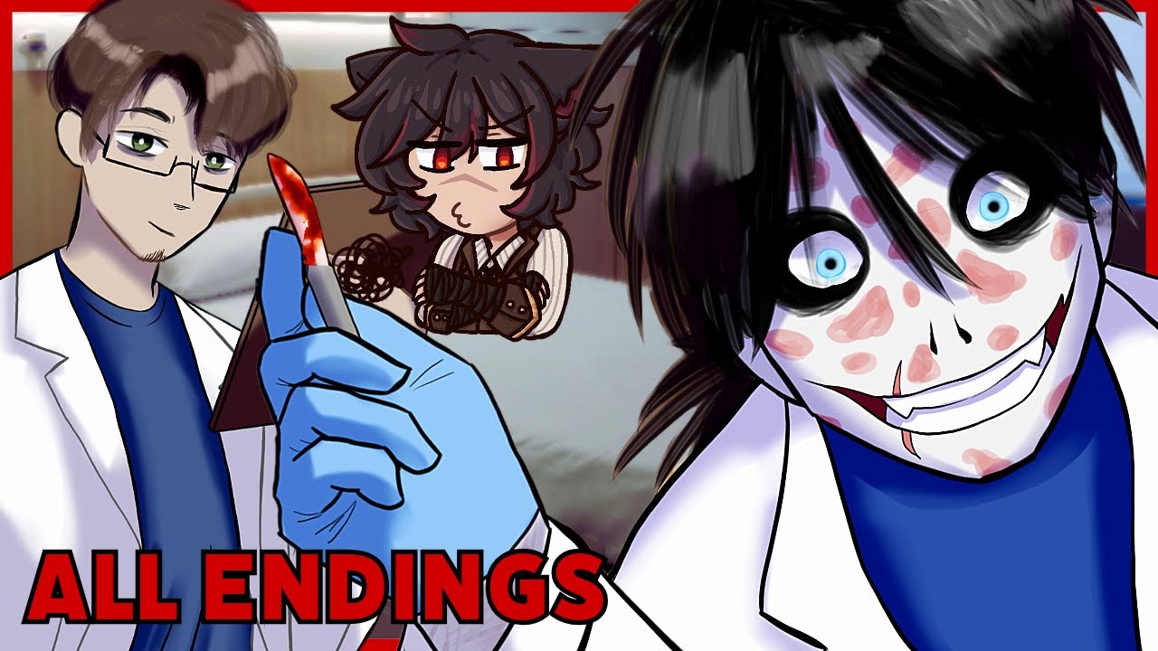 Jeff The Killer is Stalking Me & He's JEALOUS OF MY DOCTOR??? - FEAR ME Updated Demo All Endings