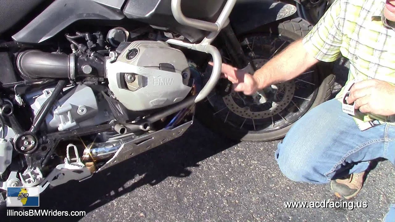 BMW R1200GS ACD Racing Skid Plate Install and Review