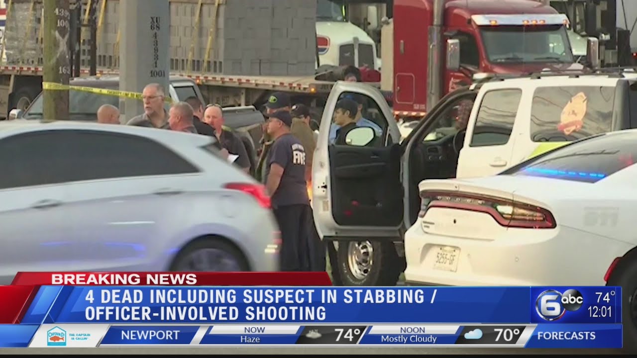 Three fatally stabbed at Knoxville truck stop, suspect shot and killed