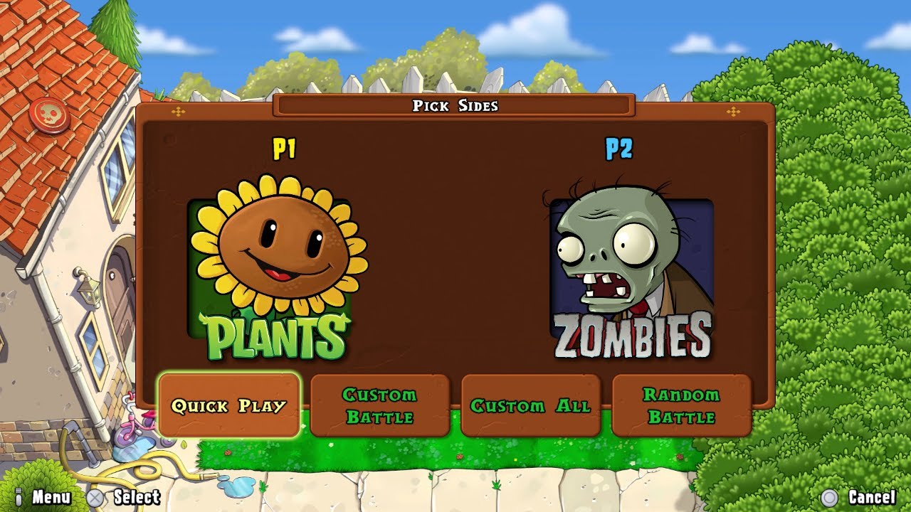Plants vs. Zombies: Replanted 2-Player VS. Mode PS5 Gameplay!