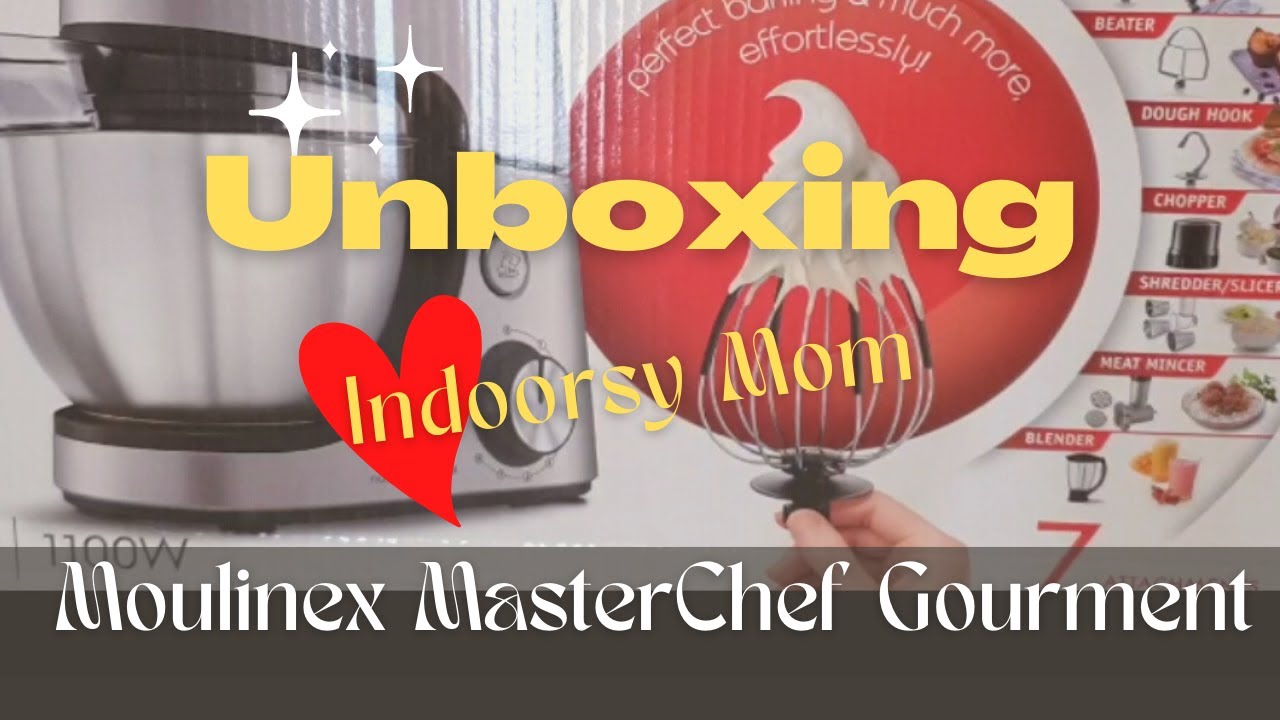 UNBOXING MOULINEX | Master Chef Gourmet | Indoorsy Mom