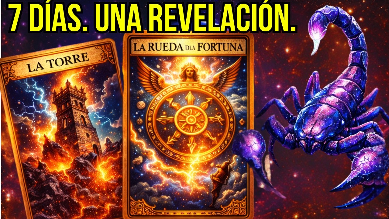 ESCORPIO ♏ 7 DÍAS PARA EL GIRO! UNA REVELACIÓN VA A CAMBIAR TU DESTINO
