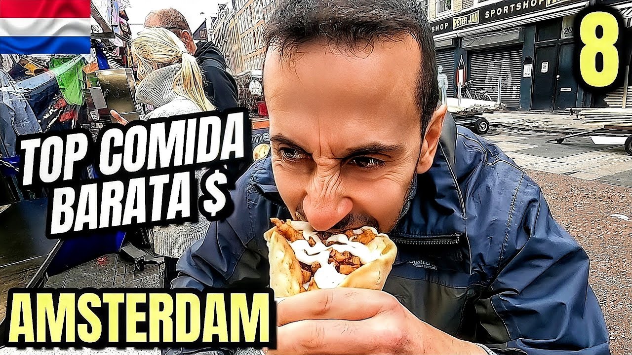 🇳🇱 Donde comer y que comer en AMSTERDAM, probando comida callejera en HOLANDA. 8