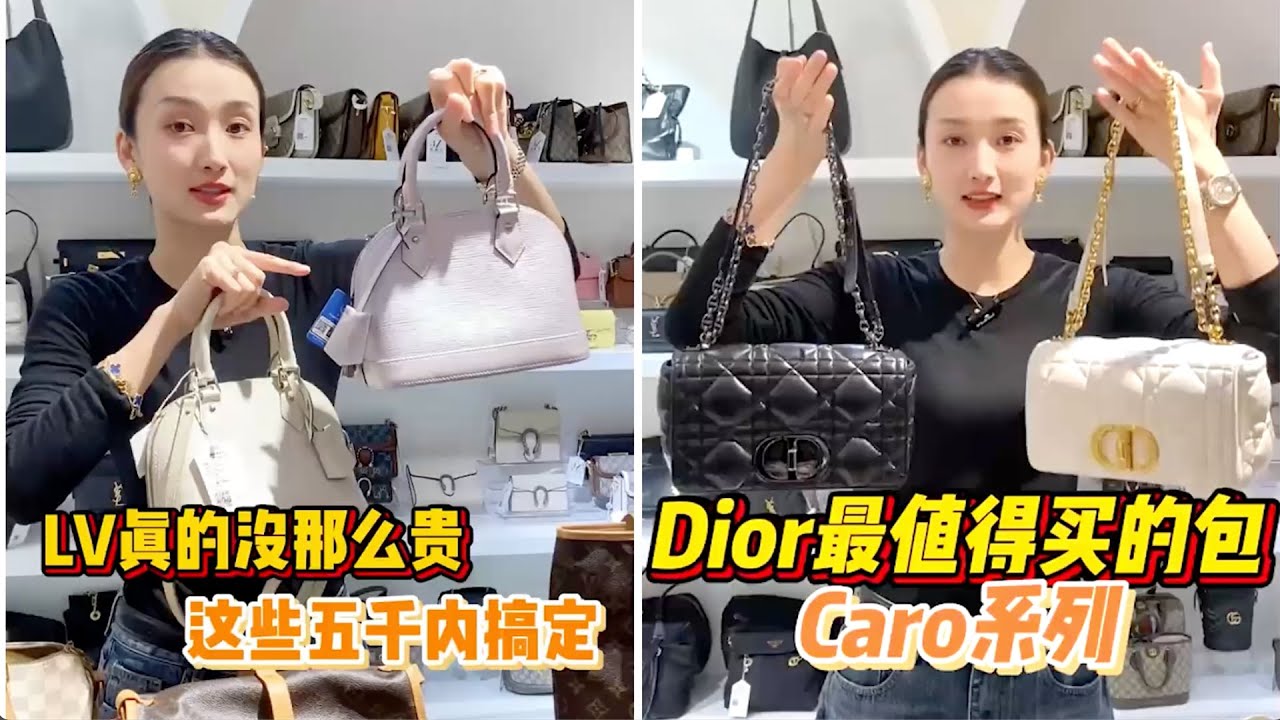【聊轻奢】奢侈品包包～五千内的LV&Dior最值得买的Caro系列