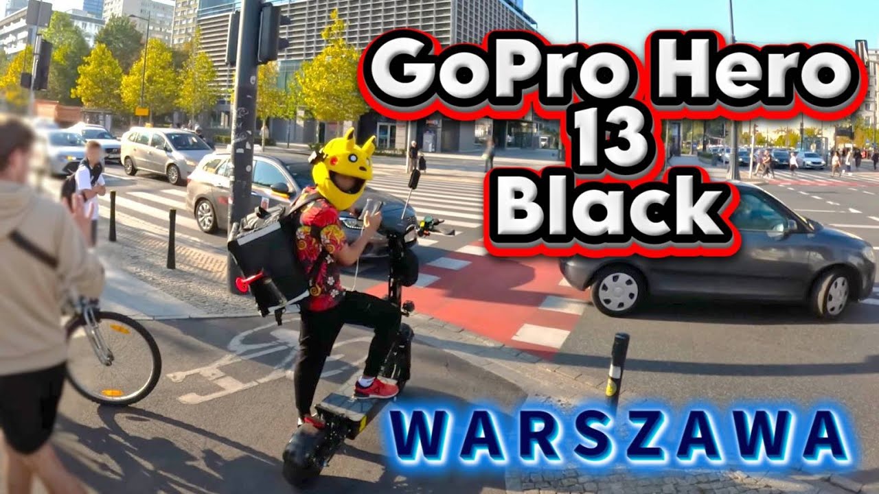 Jadę sobie na rowerze przez Centrum Warszawy | GoPro Hero 13 Black video test sample 8:7 |