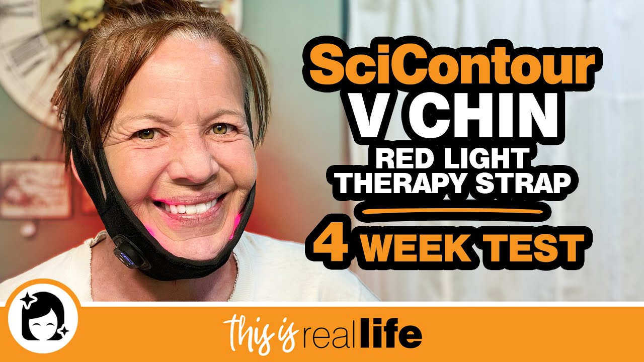 SciContour V Chin Red Light Therapy Strap: 4 Week Test - THIS IS REAL LIFE