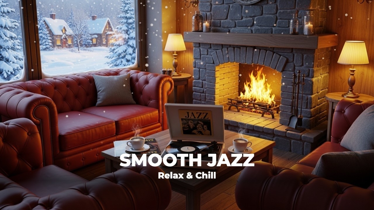 Smooth Jazz Background Music 🎷 Warm Coffee Shop Ambience for Study & Relax