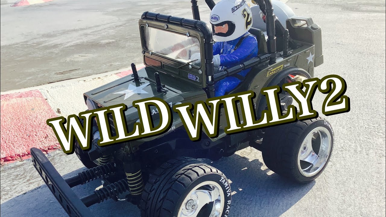 【ラジコン】WILD WILLY2 のタイヤを変えてオンロードコース走ってみました❗️