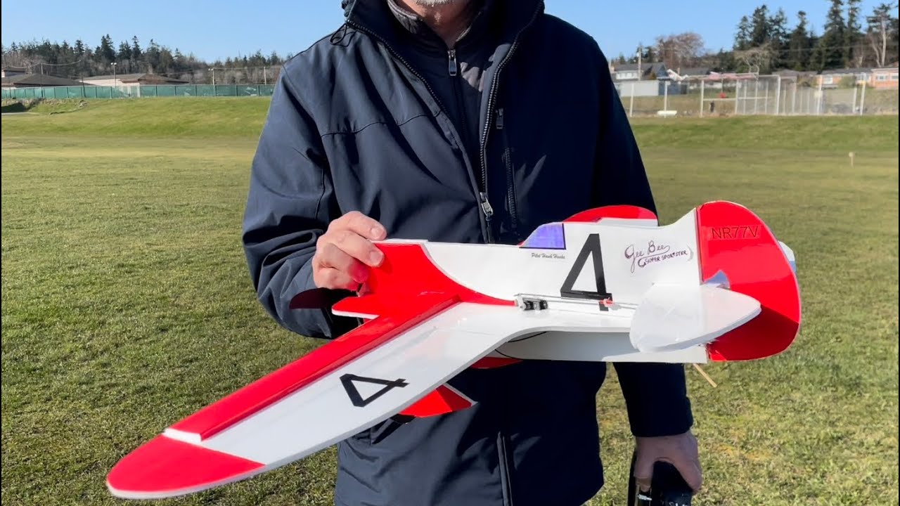 Foam Board Gee Bee Model Z Profile Maiden Flight