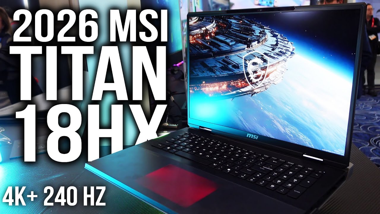 MSI Titan 18HX 2026 года &mdash; У ДРАКОНА ПОЯВИЛИСЬ НОВЫЕ ЗУБЬЯ! 4K 240 Гц с меньшим эффектом размытия...