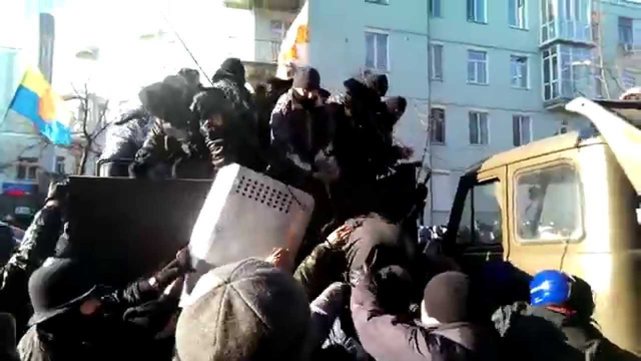 Euromaidan Riots Near Verkhovna Rada In Kiev